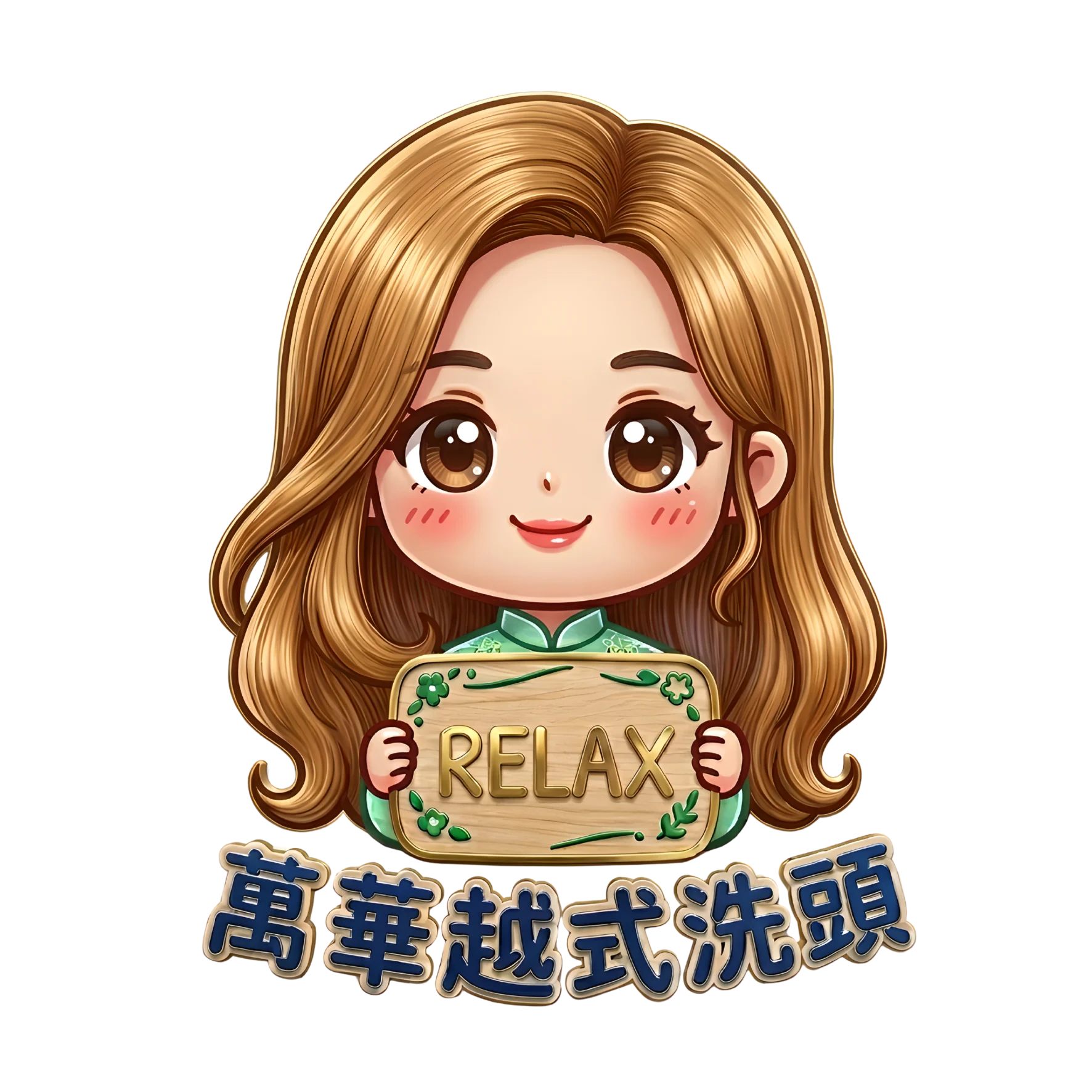 萬華越式洗頭 logo